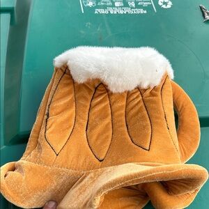 Plush beer, mug Mug hat adult